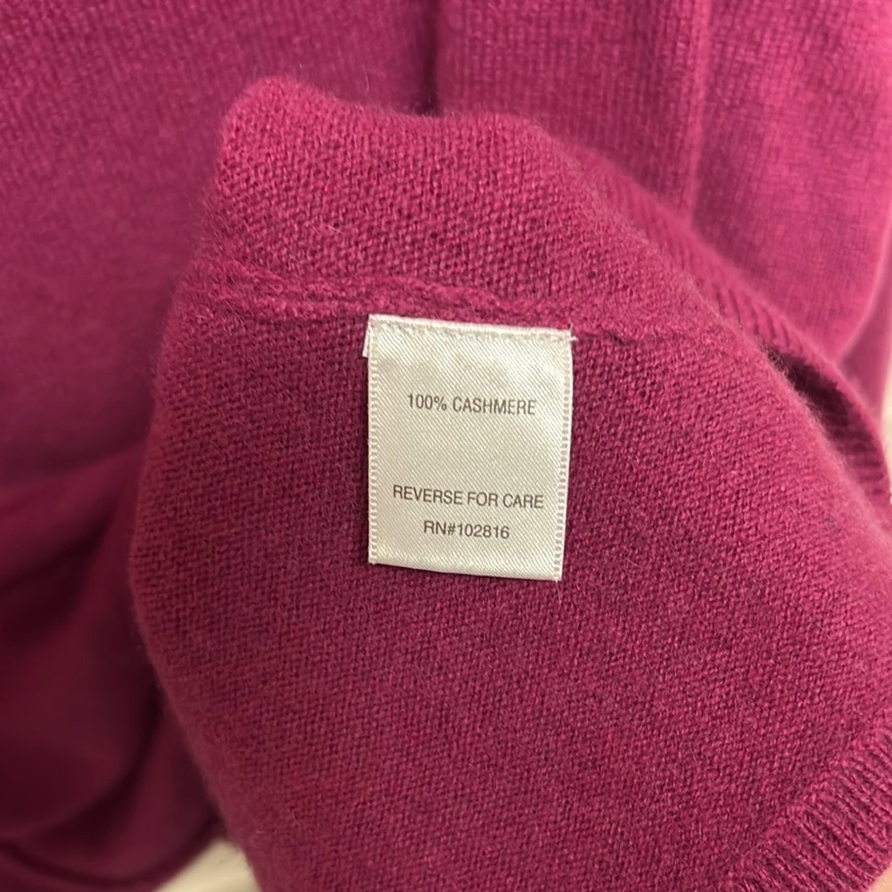 Garnet Hill Rich Berry Knit Top - Picture 6 of 6